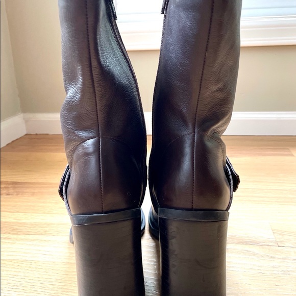 MIA Vintage Leather Mid-Calf boots - Picture 3 of 5